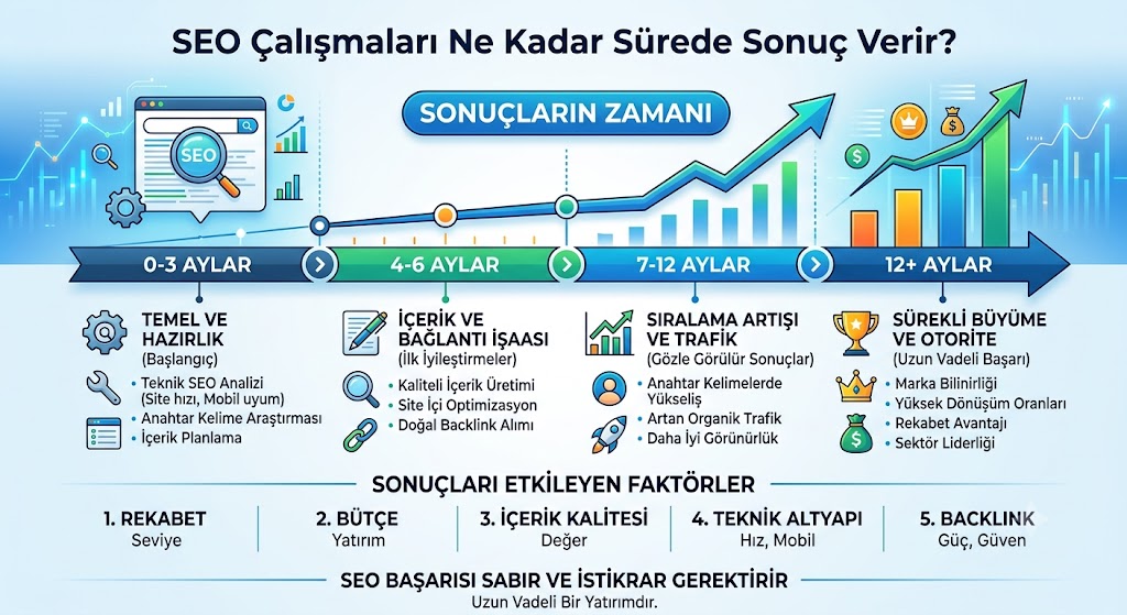 SEO Çalışmaları Ne Kadar Sürede Sonuç Verir?