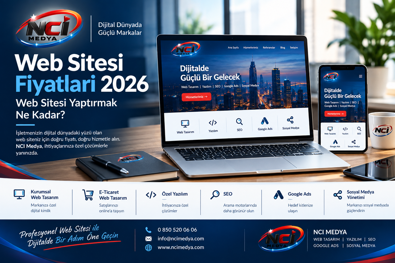 Web Sitesi Fiyatları 2026: Web Sitesi Yaptırmak Ne Kadar?